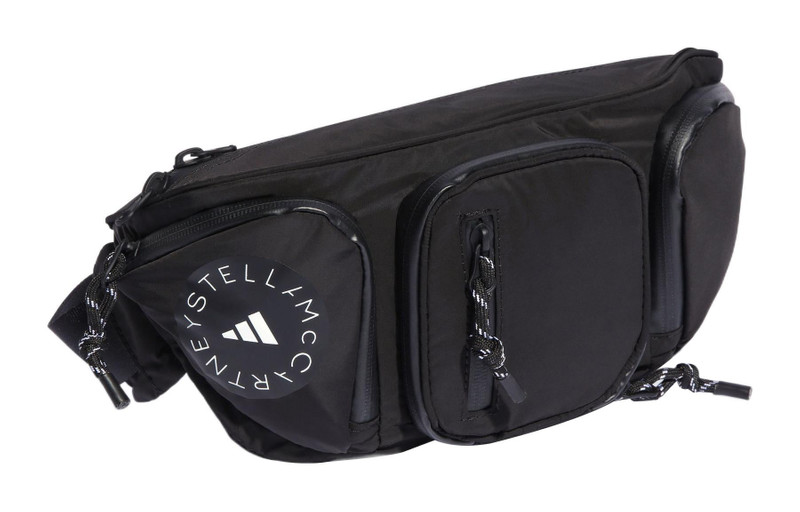 adidas (WMNS) adidas by Stella McCartney Bum Bag 'Black' HS3383 outlook