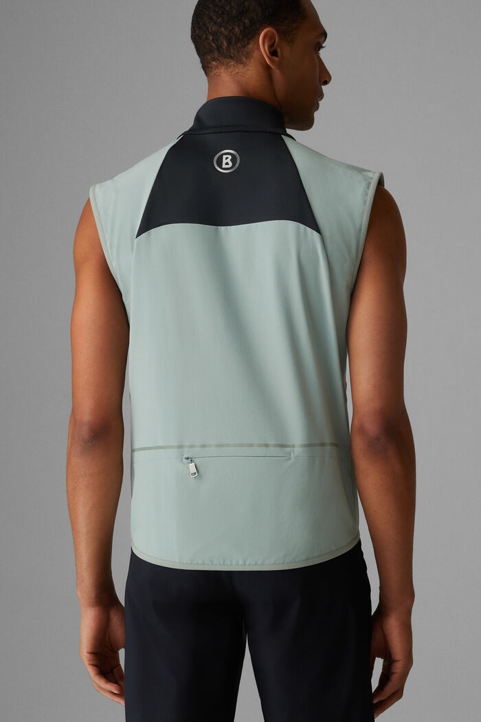 Fabian Waistcoat in Eucalyptus green - 3