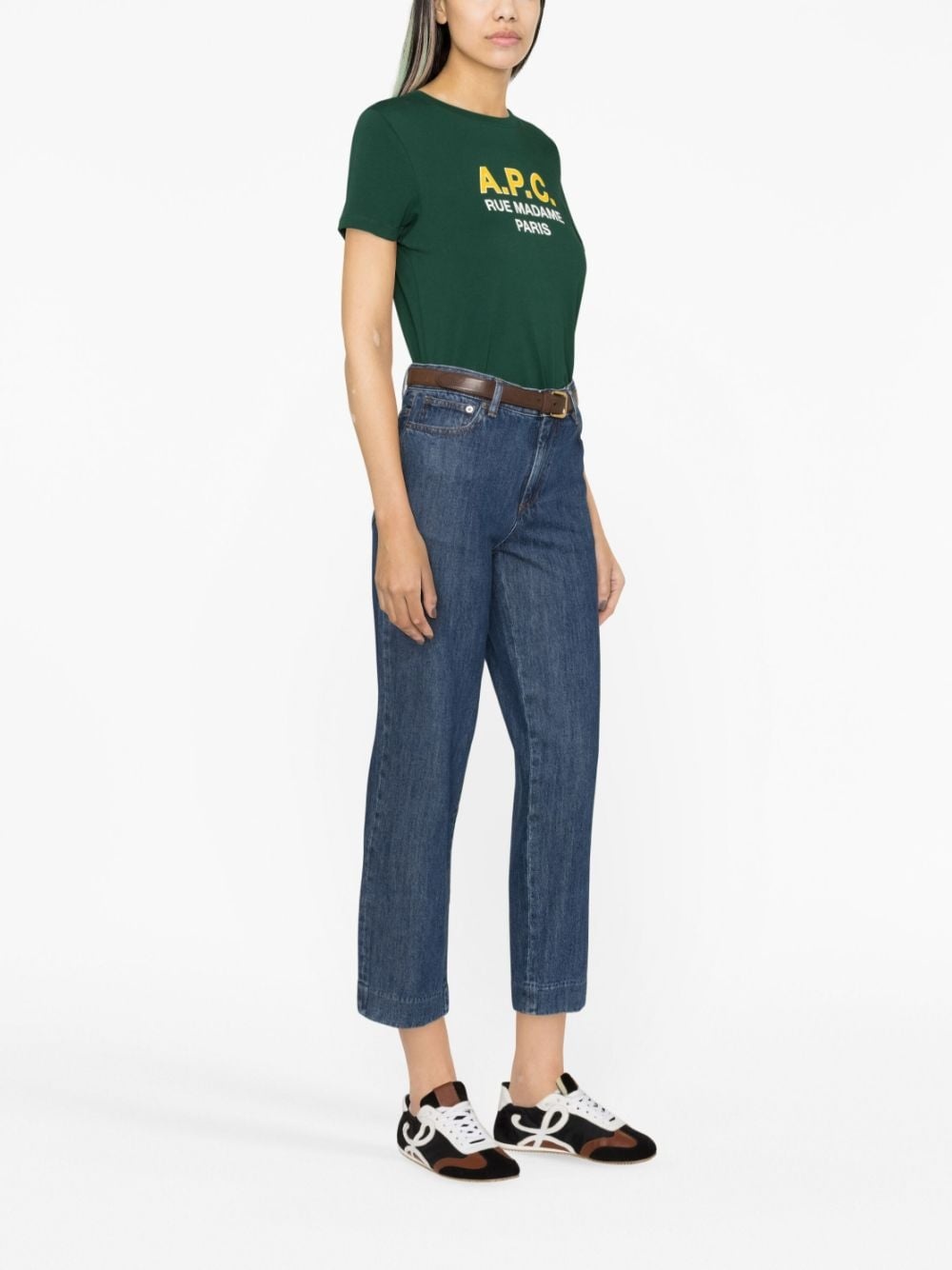 Sailor cropped jeans - 8