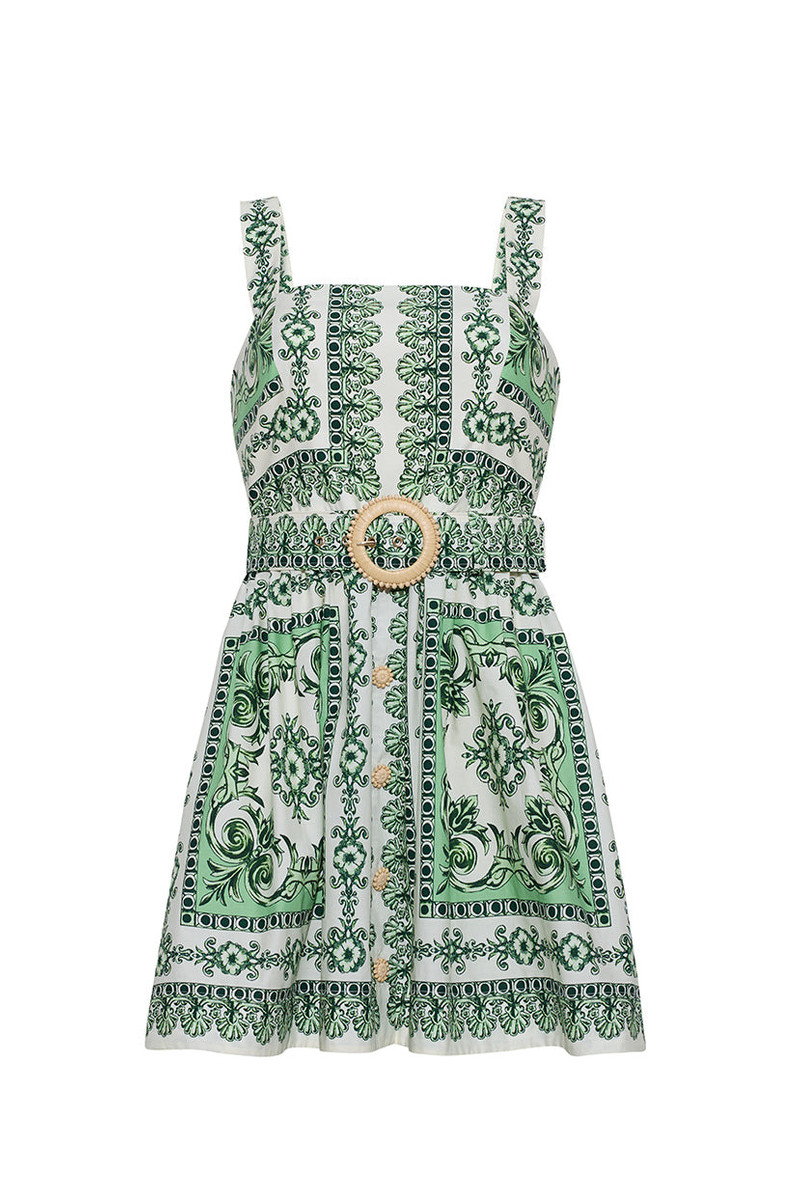 Candy Mini Dress A Perfect Mini Sundress Featuring A Statement Belt 1