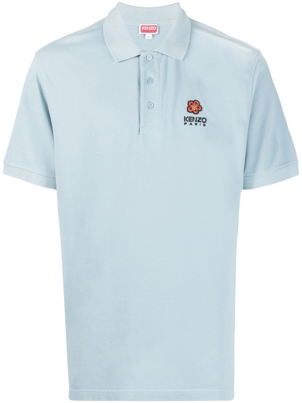 Boke Flower logo-embroidered polo shirt - 1