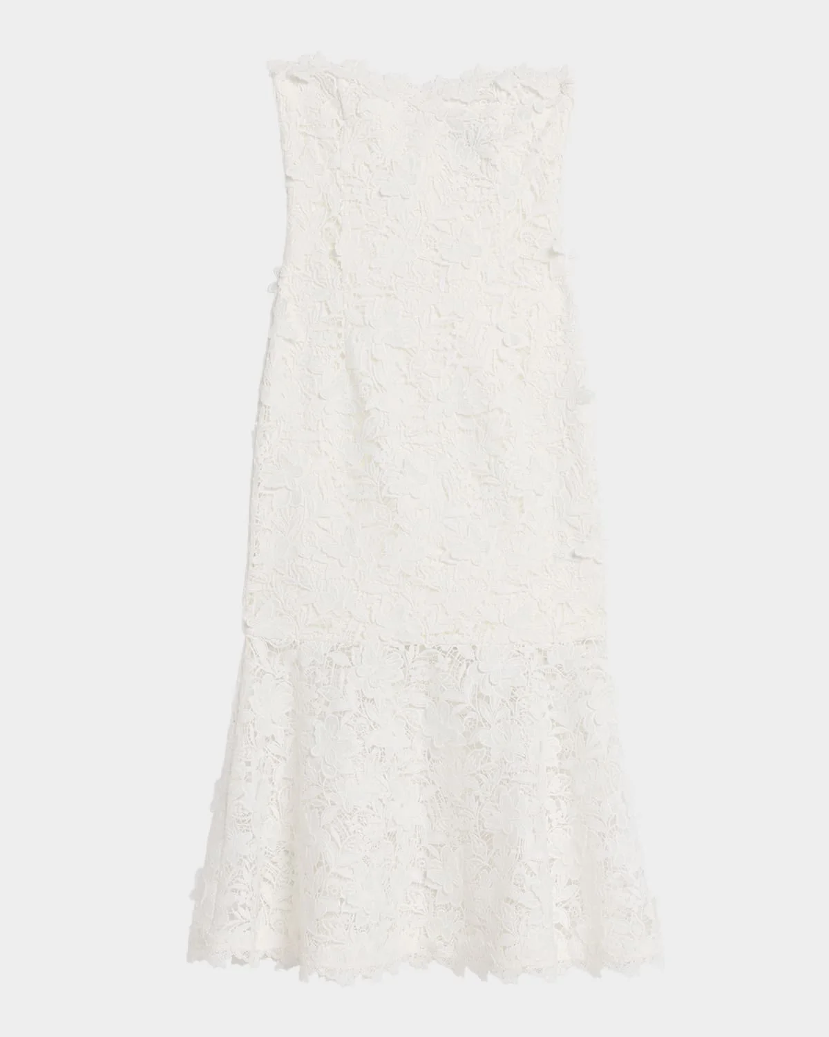 Makaia 3D Butterfly Guipure Lace Midi Dress - 1