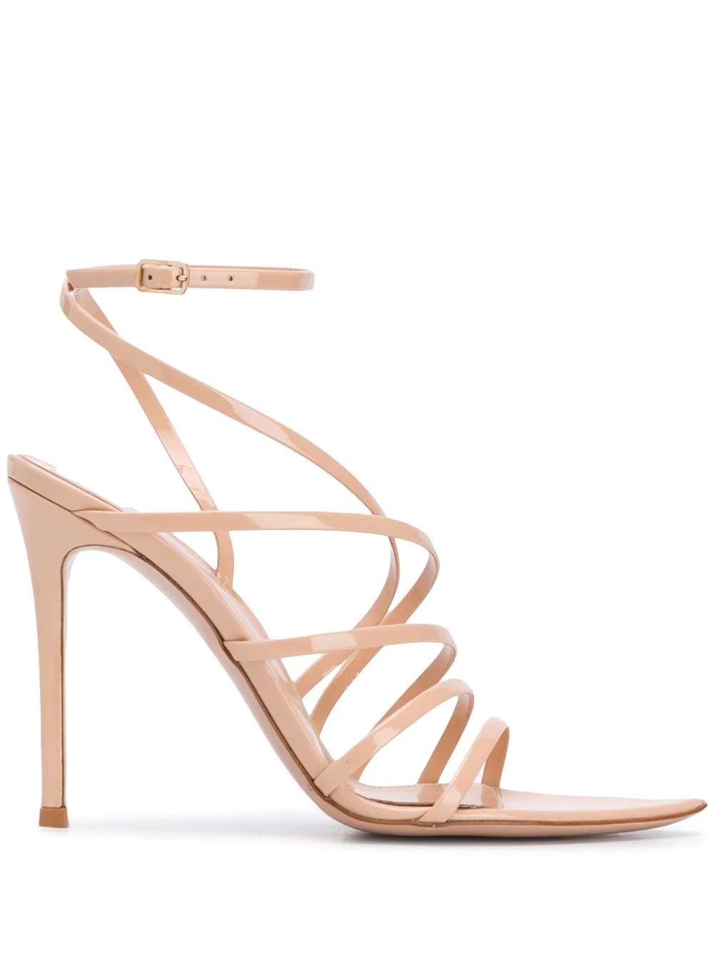 caged stiletto sandals - 1