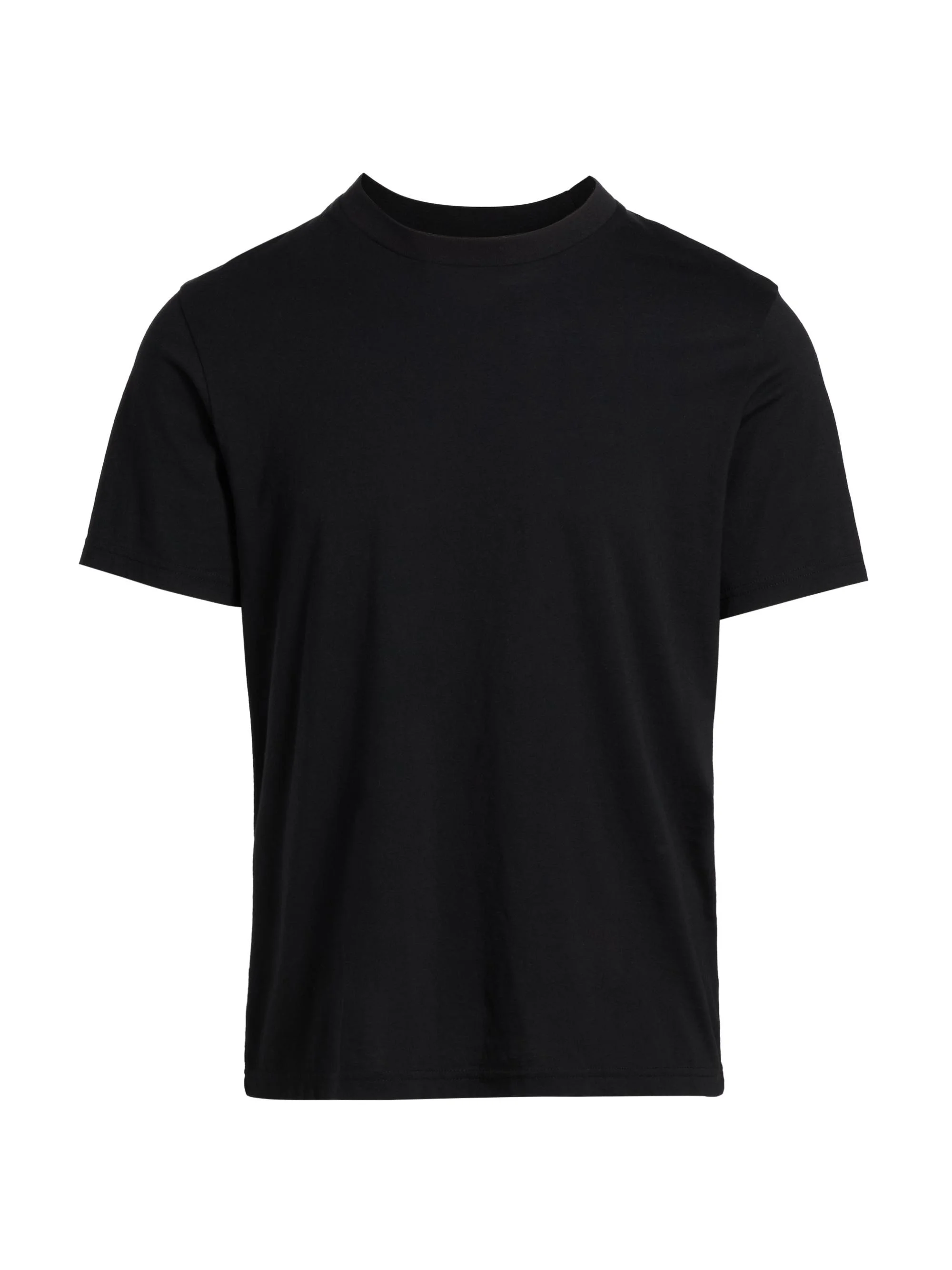 Men's Light Cotton T-Shirt - Black - 1