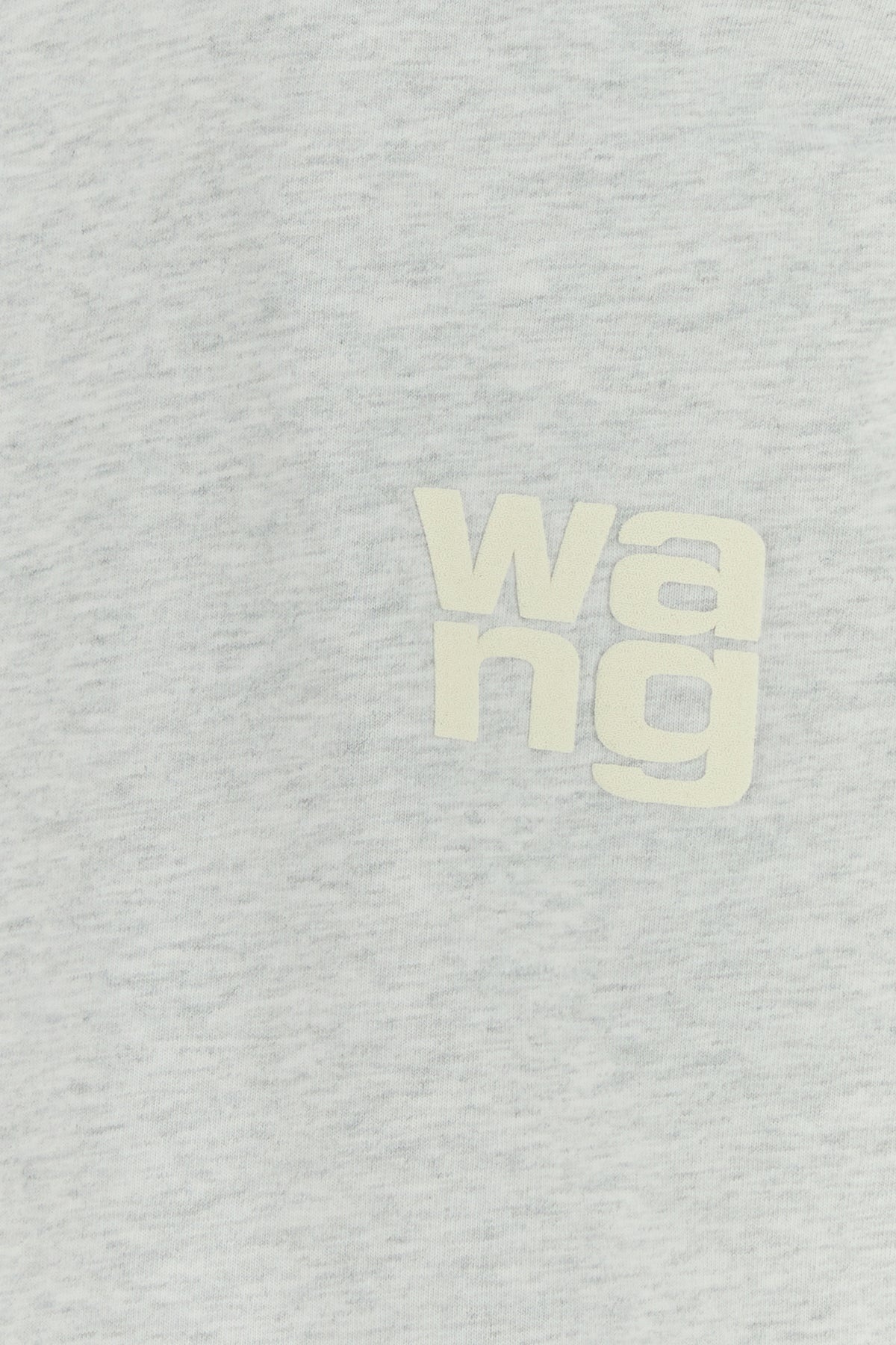 Melange light grey cotton t-shirt - 3