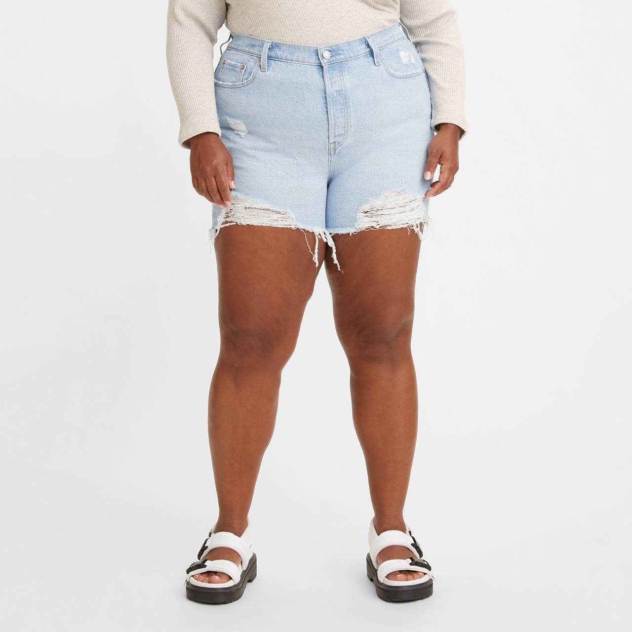 501® ORIGINAL HIGH RISE WOMEN'S SHORTS (PLUS SIZE) - 1