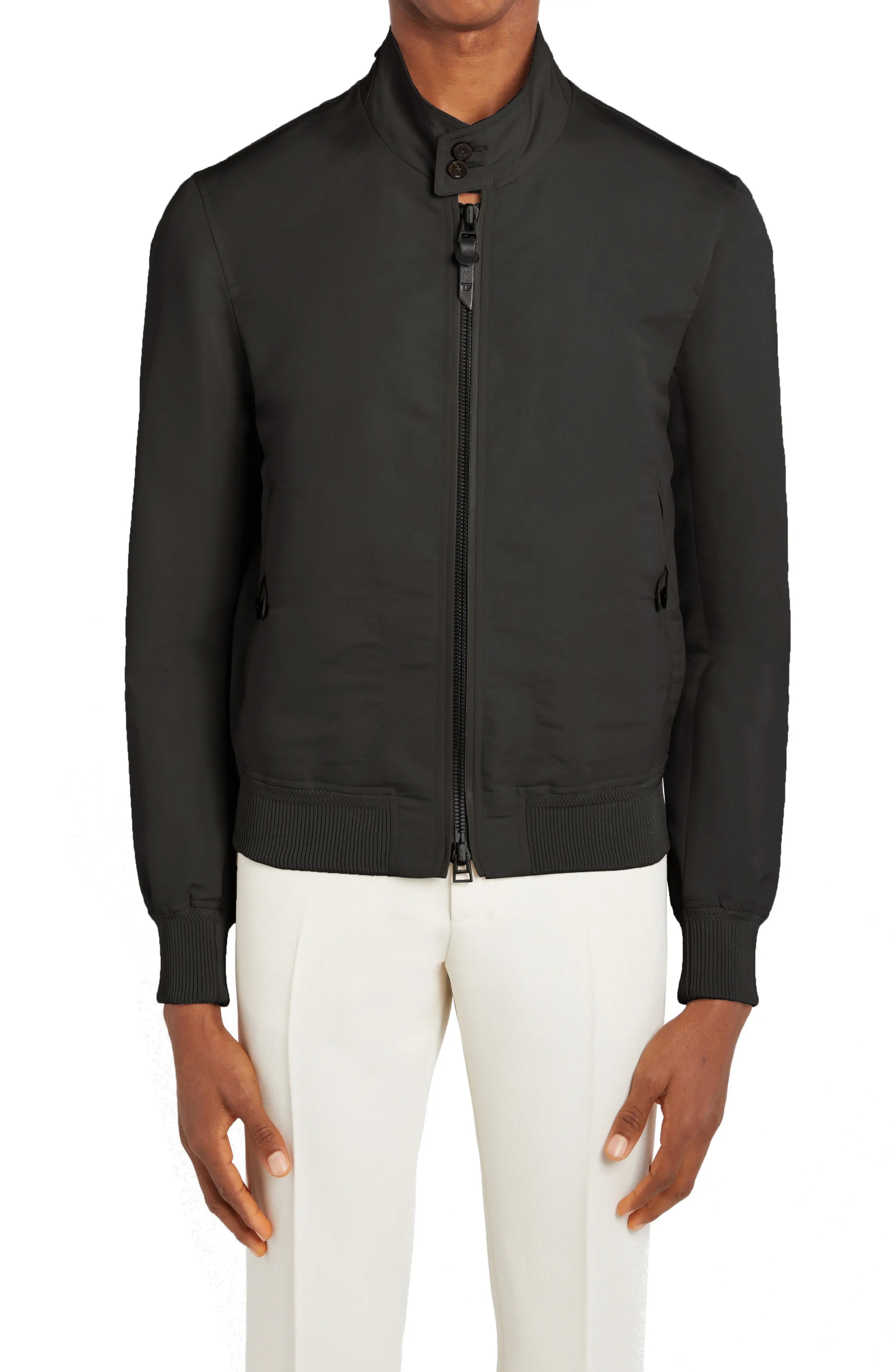 Harrington Poplin Blouson Jacket - 1