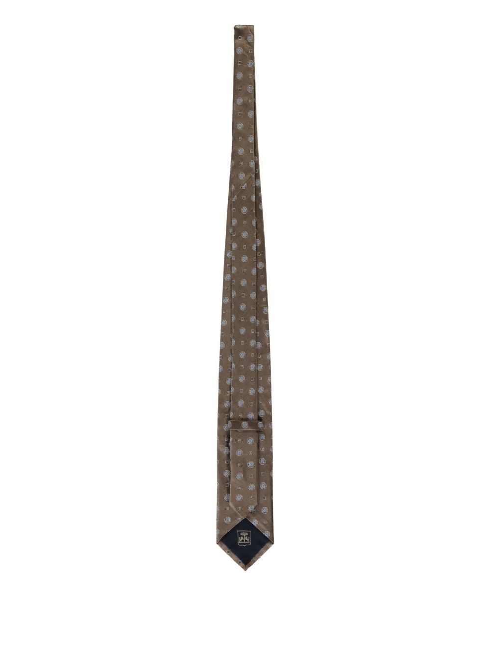 jacquard silk tie - 2