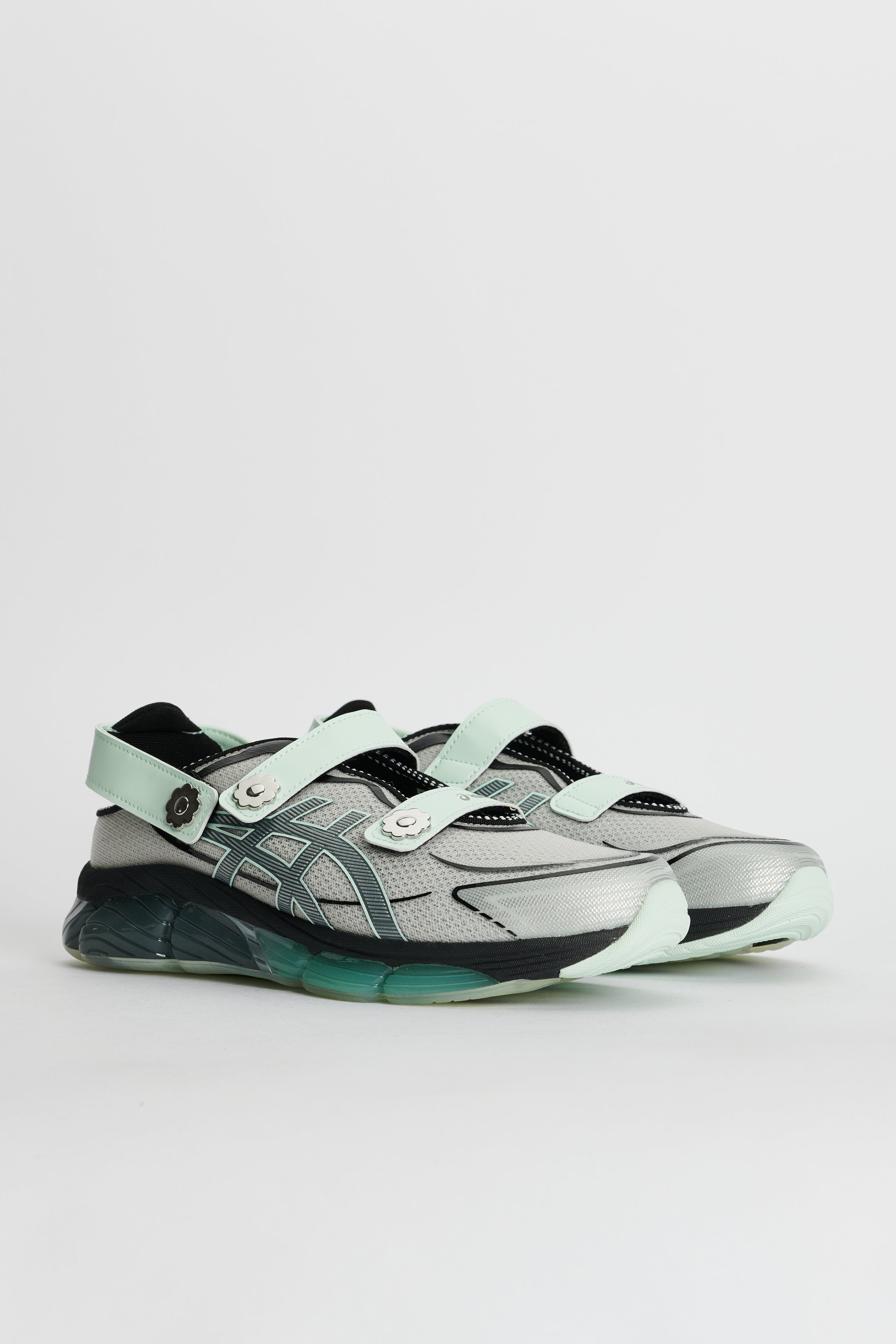 ASICS X CECILIE BAHNSEN GEL-QUANTUM 360 VIII SILVER / CLEARLY AQUA - 3