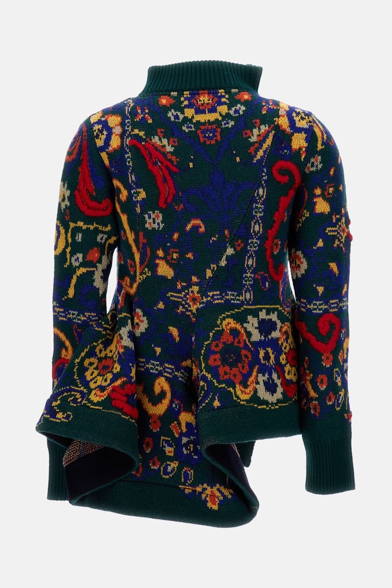 FLORAL JACQUARD KNIT - 2