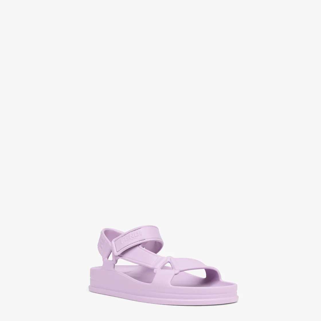 Lilac rubber sandals - 2