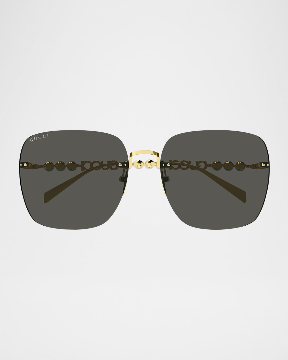 Metal Rectangle Sunglasses - 1
