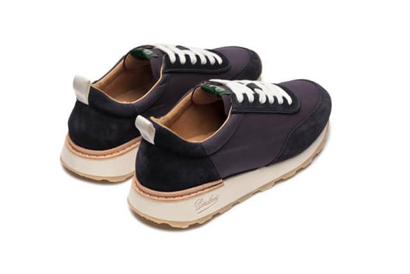 Paraboot Cosmos Navy Velvet/Ventile - Rubber Sole outlook