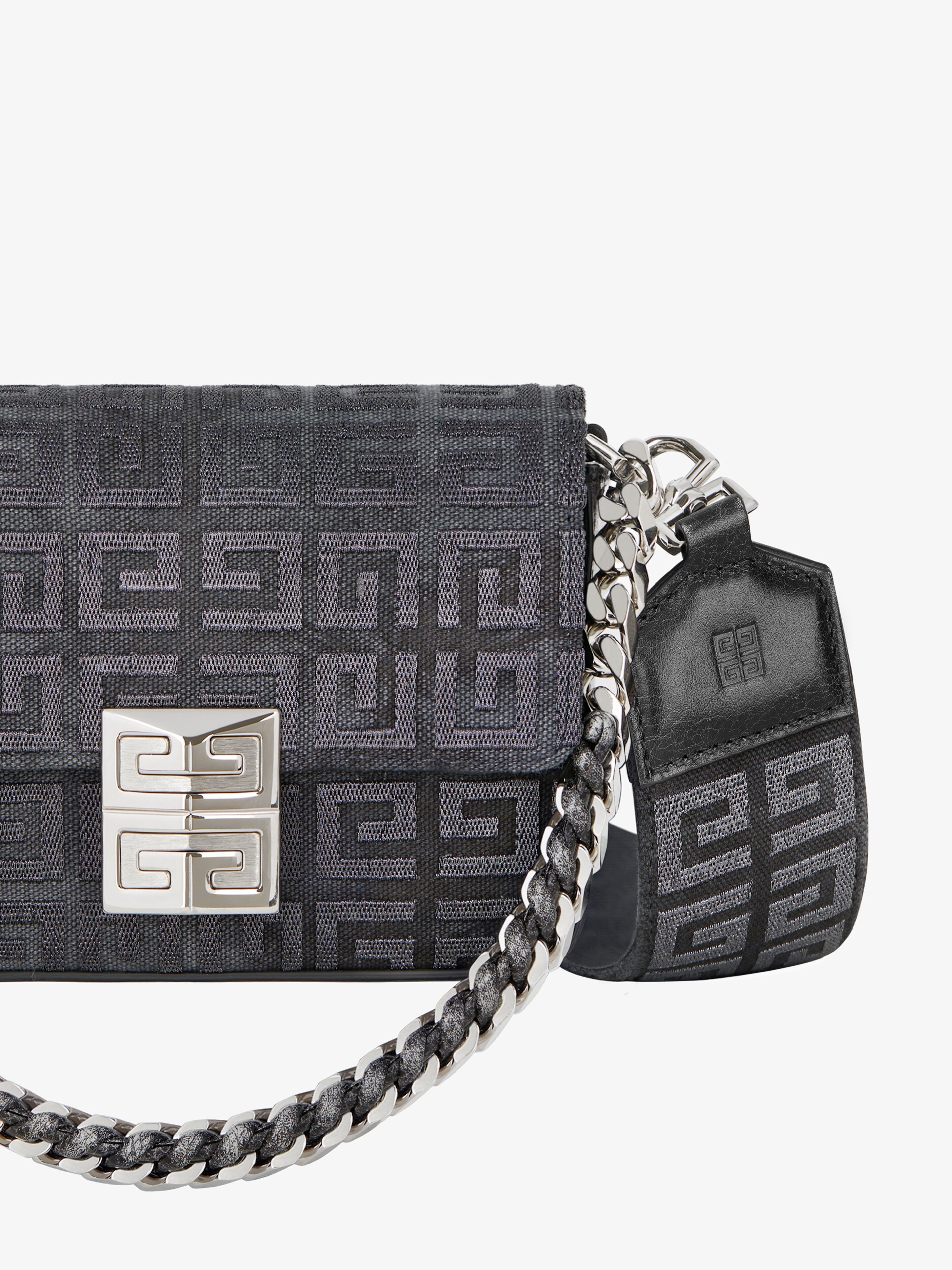 SMALL 4G BAG IN LUREX EMBROIDERY WITH CHAIN - 7
