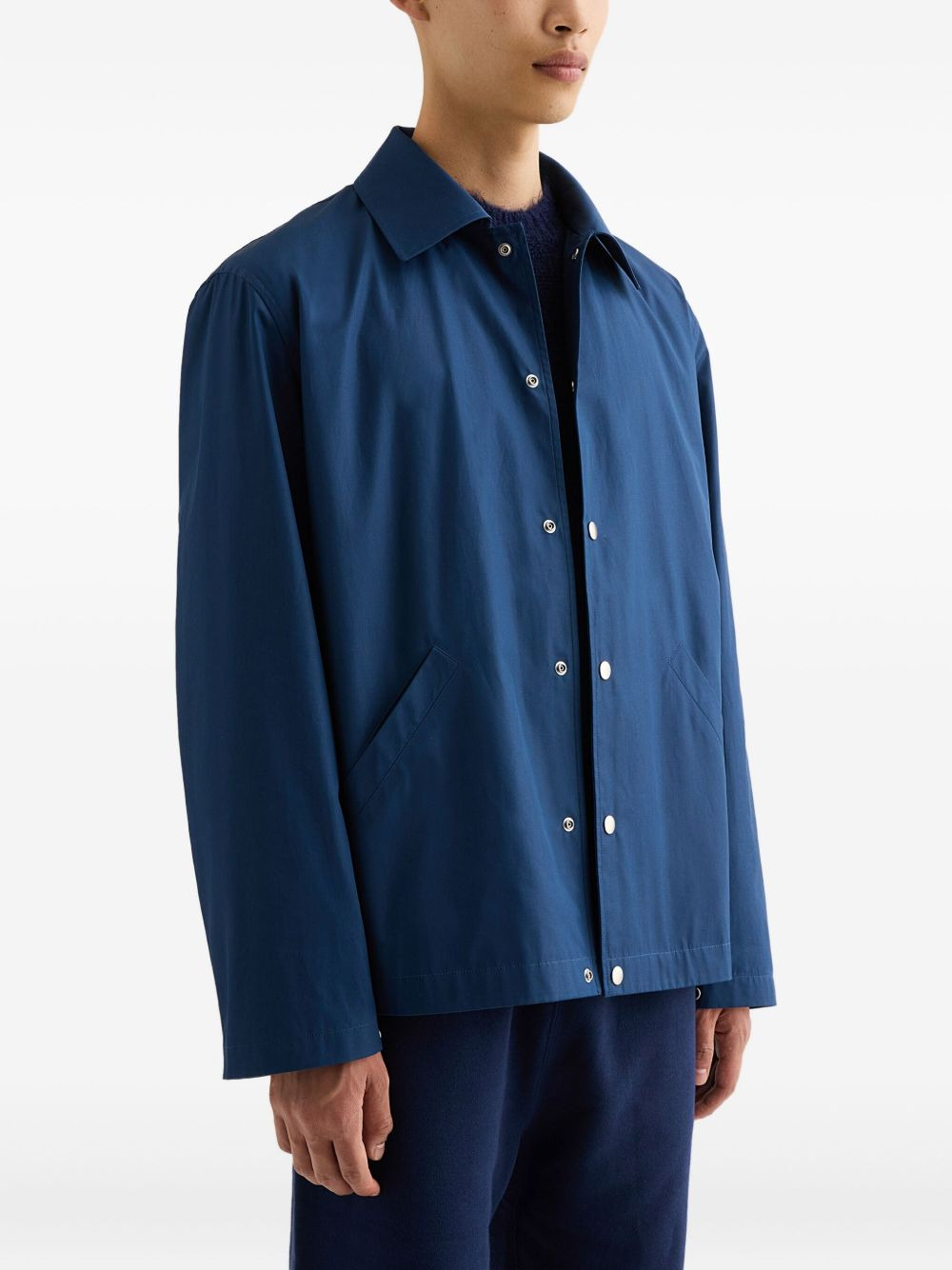 logo-print jacket - 2