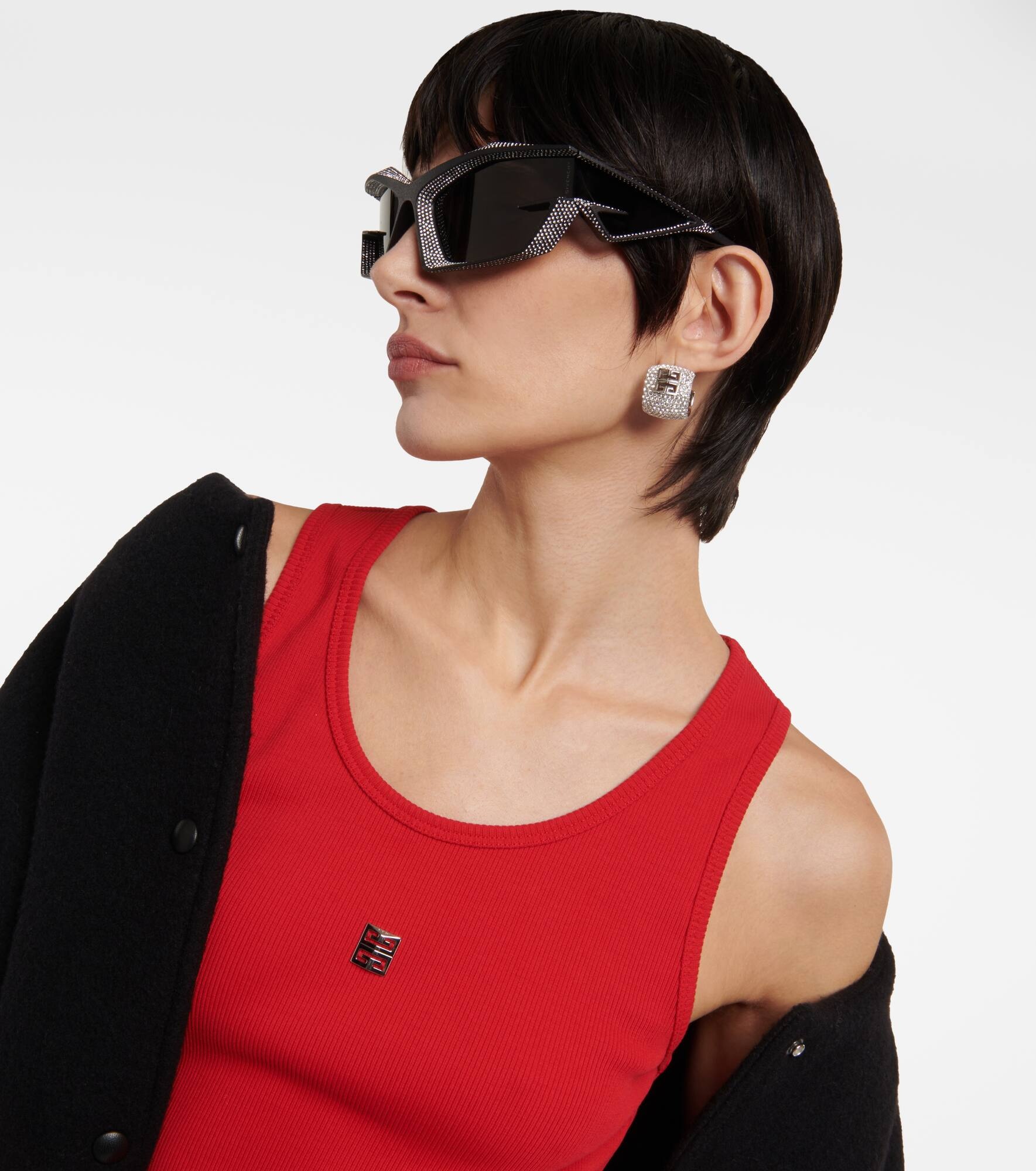 Giv Cut embellished cat-eye sunglasses - 3