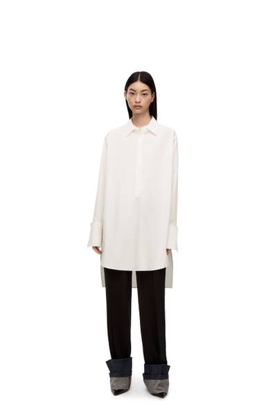 Loewe Deconstructed shirt dress in cotton outlook