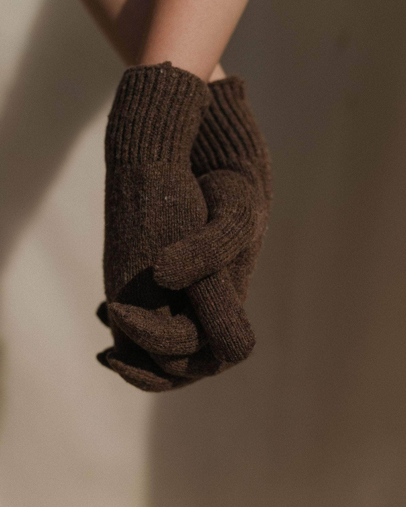 Ribbed Gloves - Arles Merino Wool 3
