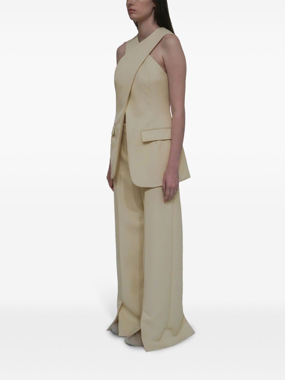 tailored cross-front top - 4