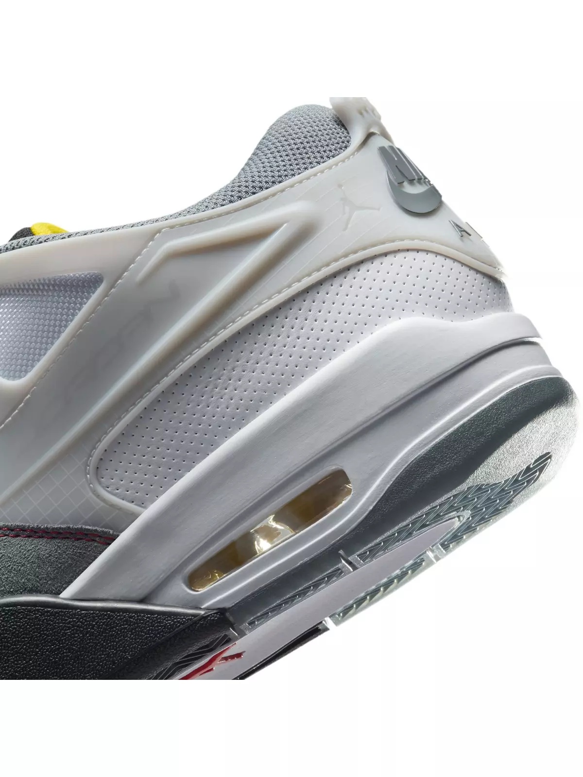 4 RM Premium "White/Fire Red/Black/Smoke Grey" Men's Shoe - 11