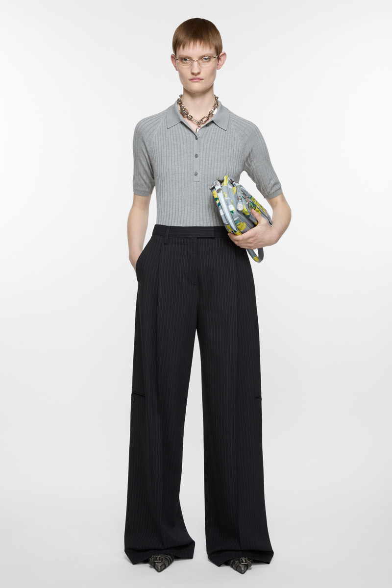 Acne Studios Camero Party shoulder bag - Yellow/grey outlook