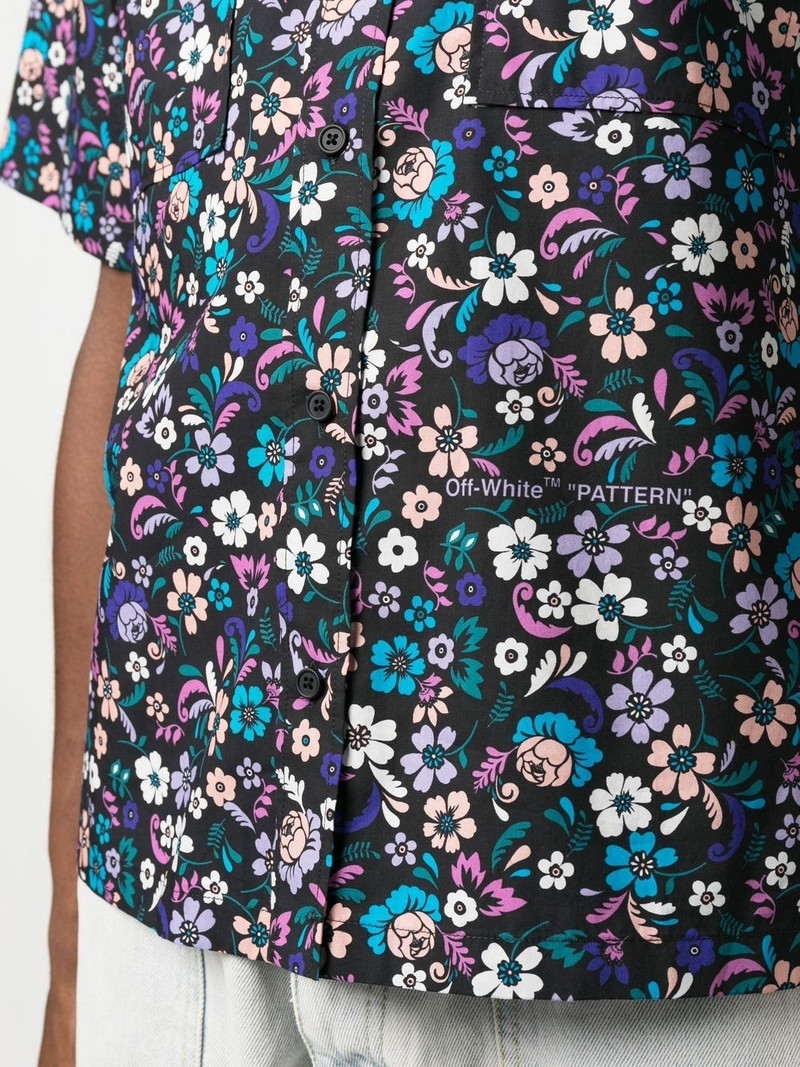 Flowers Summer cotton shirt 5