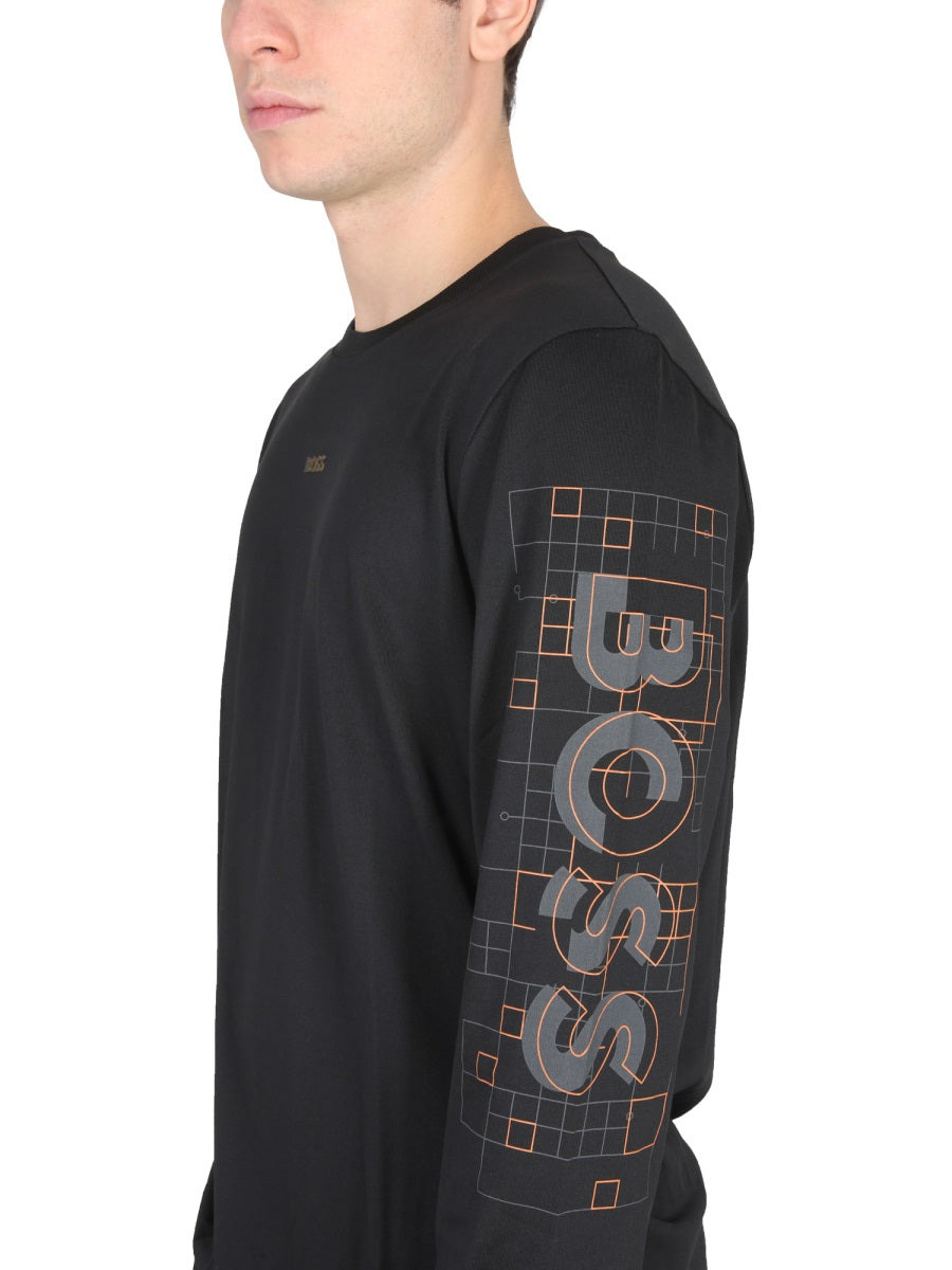 Boss Men T-Shirt With Logo - 4
