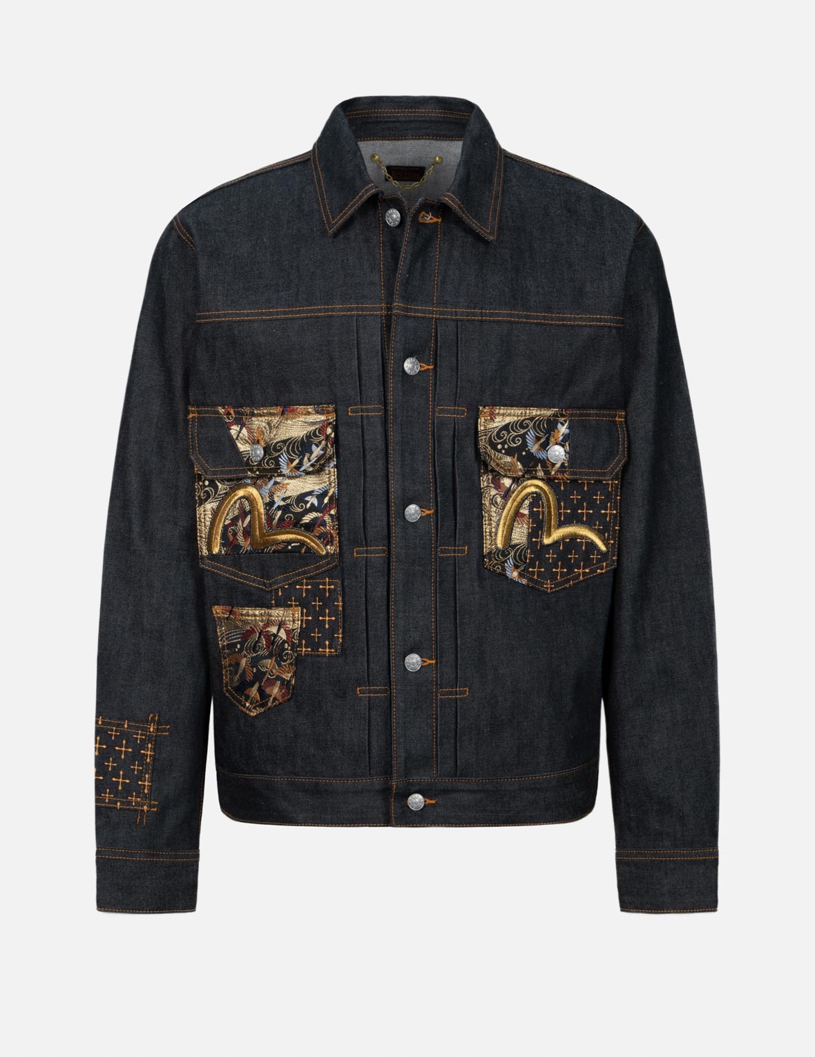 Evisu denim jacket hot sale
