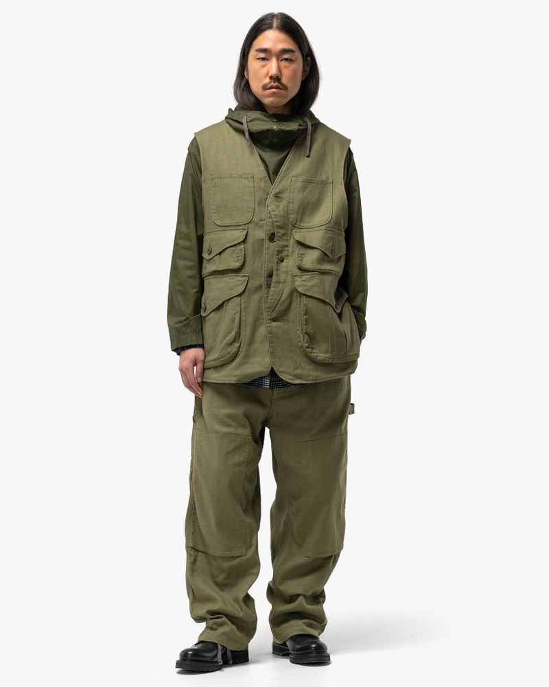 Engineered Garments Hunting Jacket CL Java Cloth Olive outlook