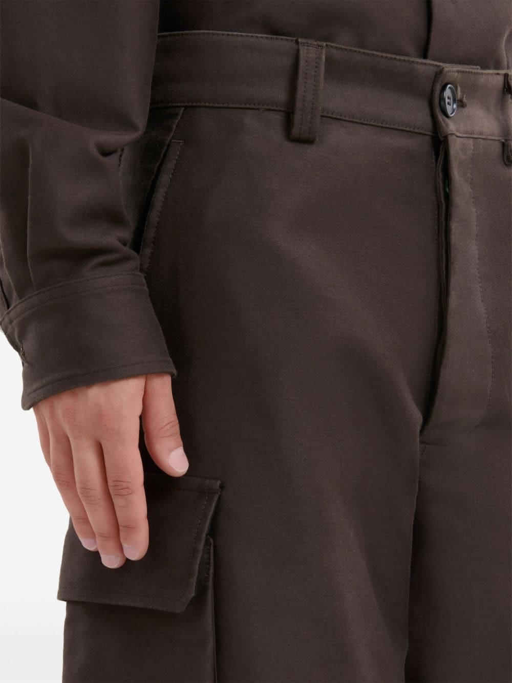 cotton cargo pants - 5