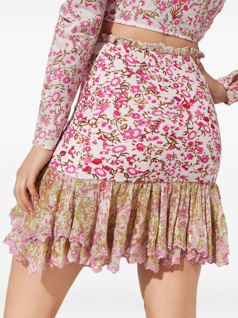 Hera floral-print mini skirt 4