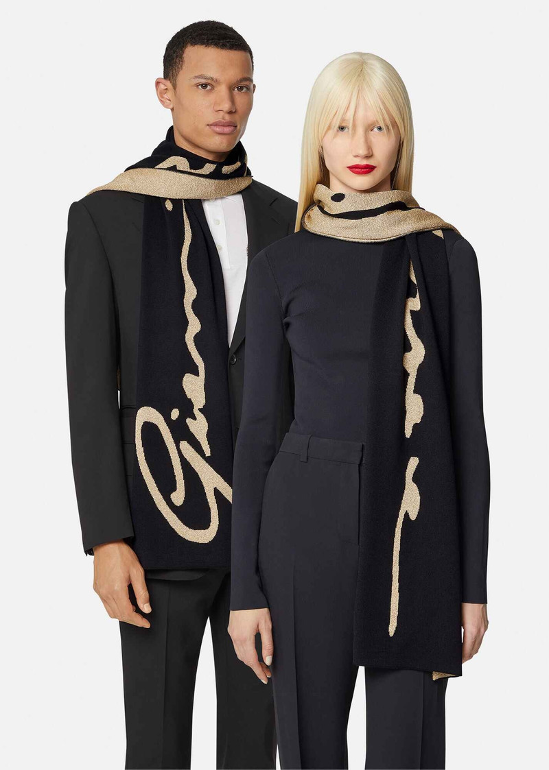 VERSACE GV Signature Pattern Scarf outlook