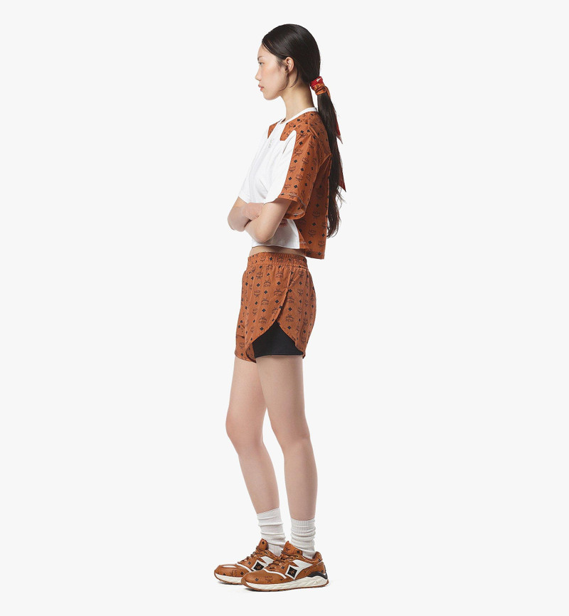 Monogram Print Shorts in ECONYL® 4