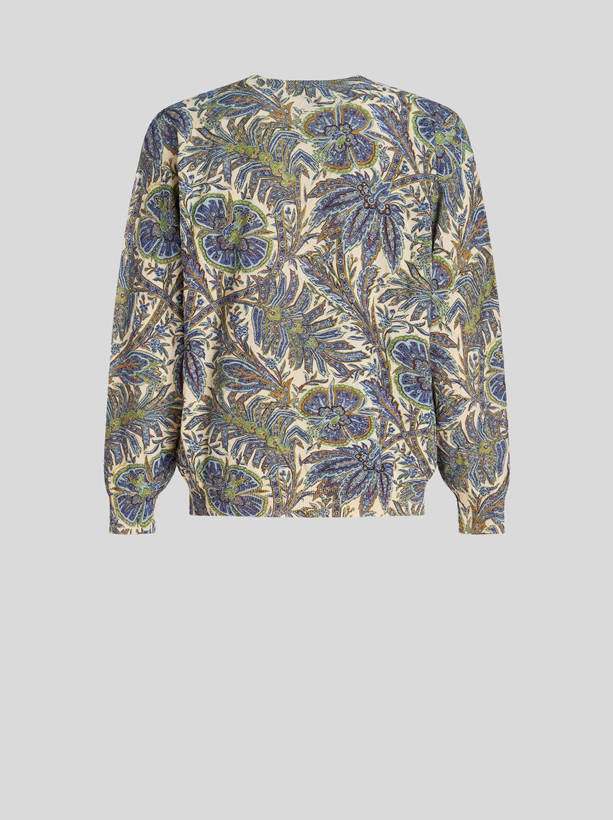 JUMPER WITH MACRO FLORAL DESIGNS - 5