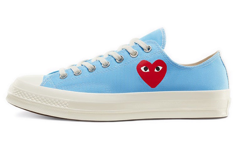 Converse x COMME des GARCONS PLAY Chuck 70 Low 'Bright Blue' 168303C - 2