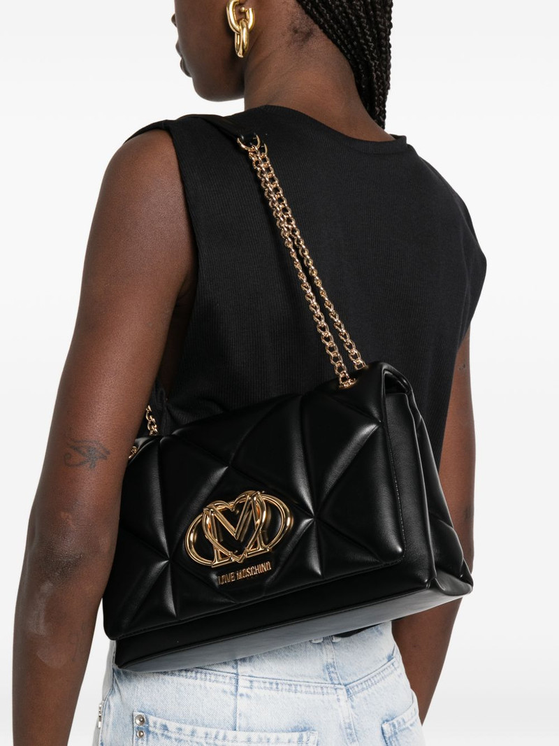 Moschino logo-lettering shoulder bag outlook