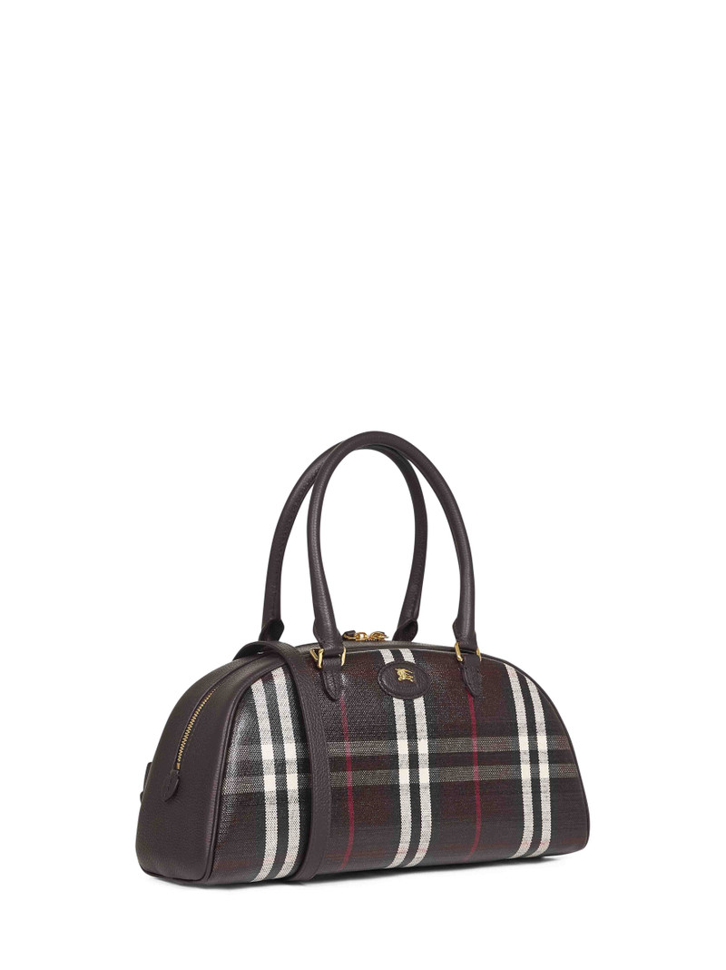 Burberry Brown Highlands medium bowling bag outlook
