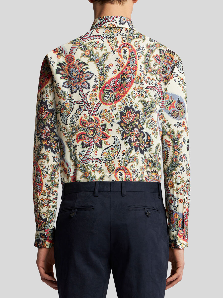 FLORAL PAISLEY SHIRT - 4
