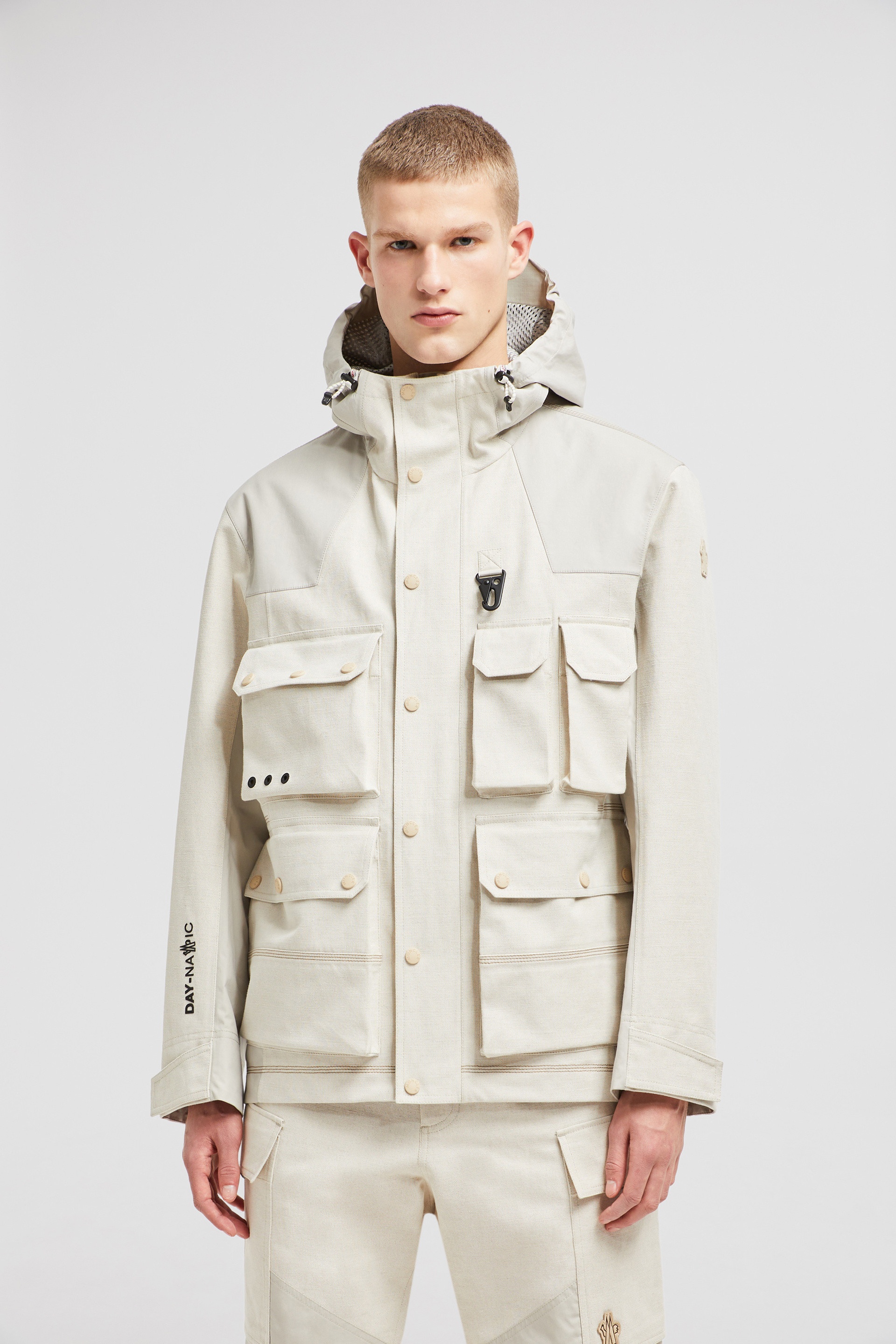 Spur Hooded Linen & Cotton Field Jacket - 3