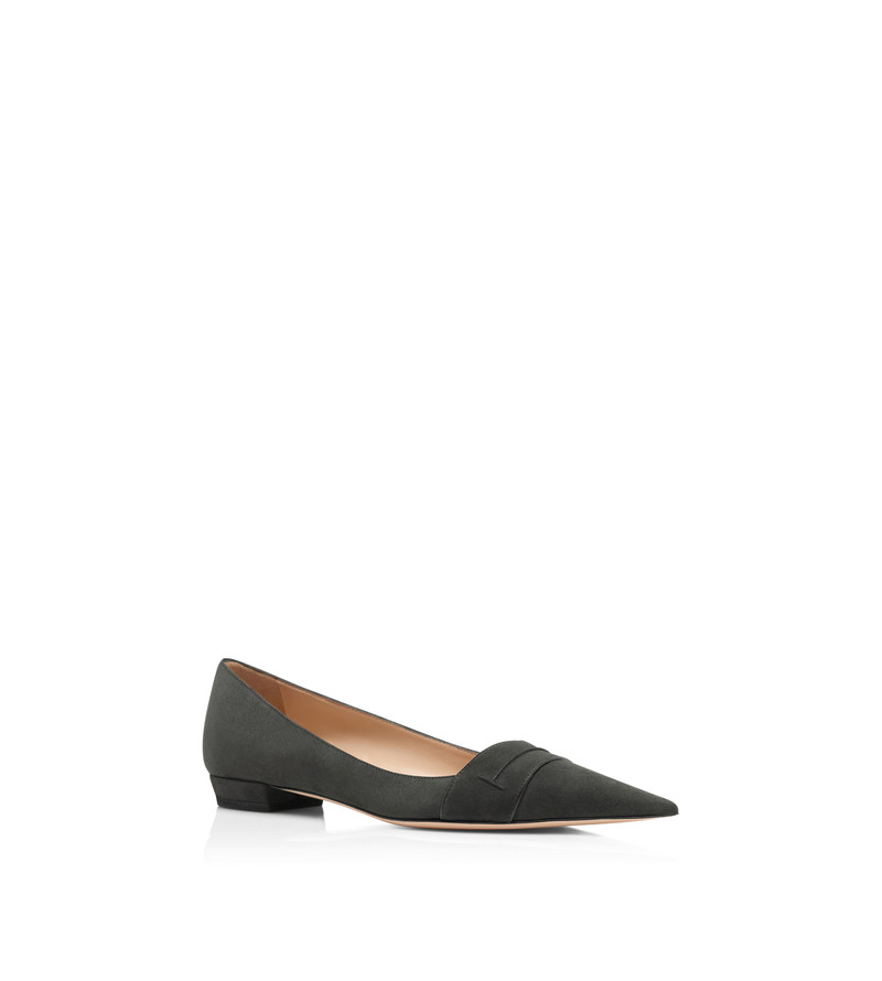 TOM FORD SUEDE LEATHER EVA BALLERINA outlook