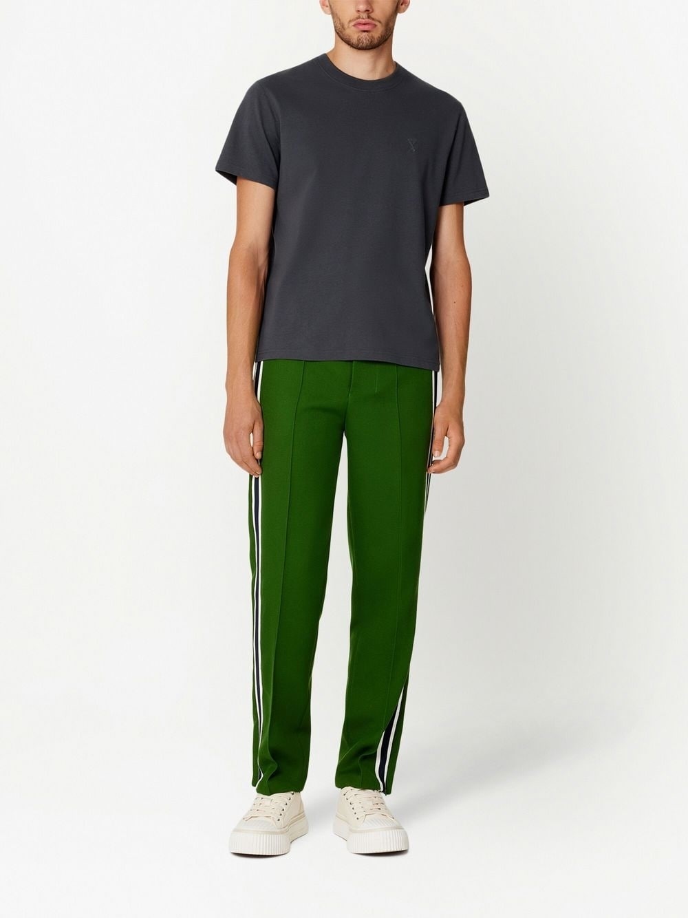 pressed-crease trousers - 2