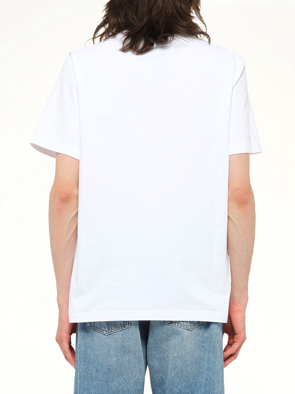 Tennis Club Icon Printed T-Shirt in White - 5