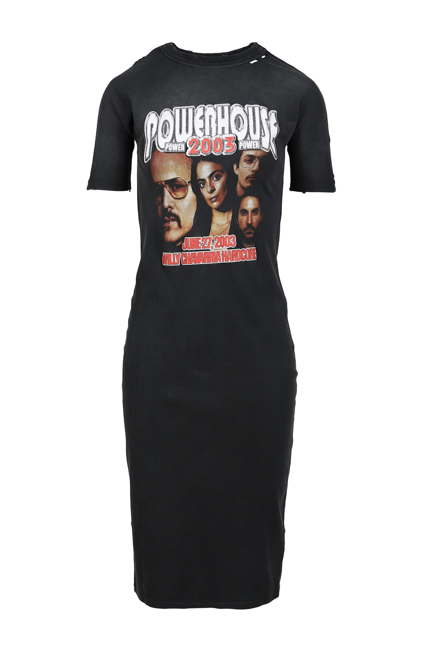 POWERHOUSE T-SHIRT DRESS / BLK - 1