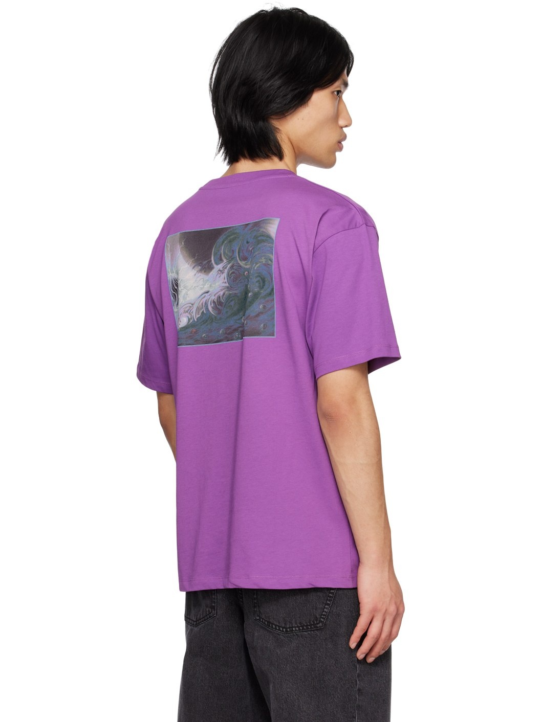 Purple Printed T-Shirt - 3