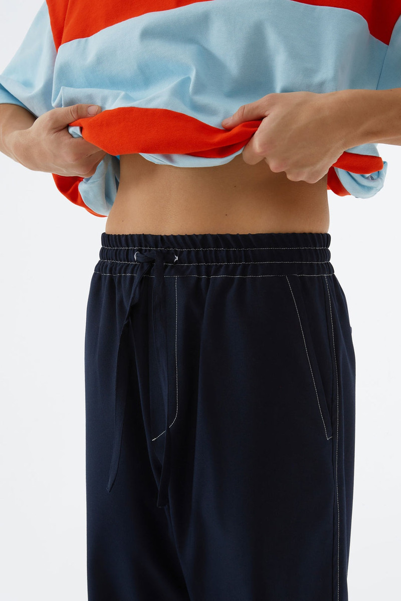 BLUE ELASTIC PANTS 5