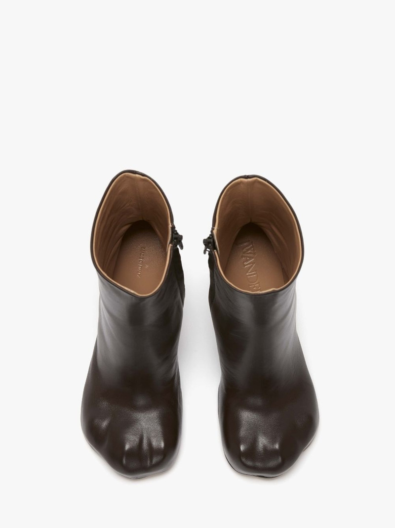 PAW LEATHER ANKLE BOOTS 4
