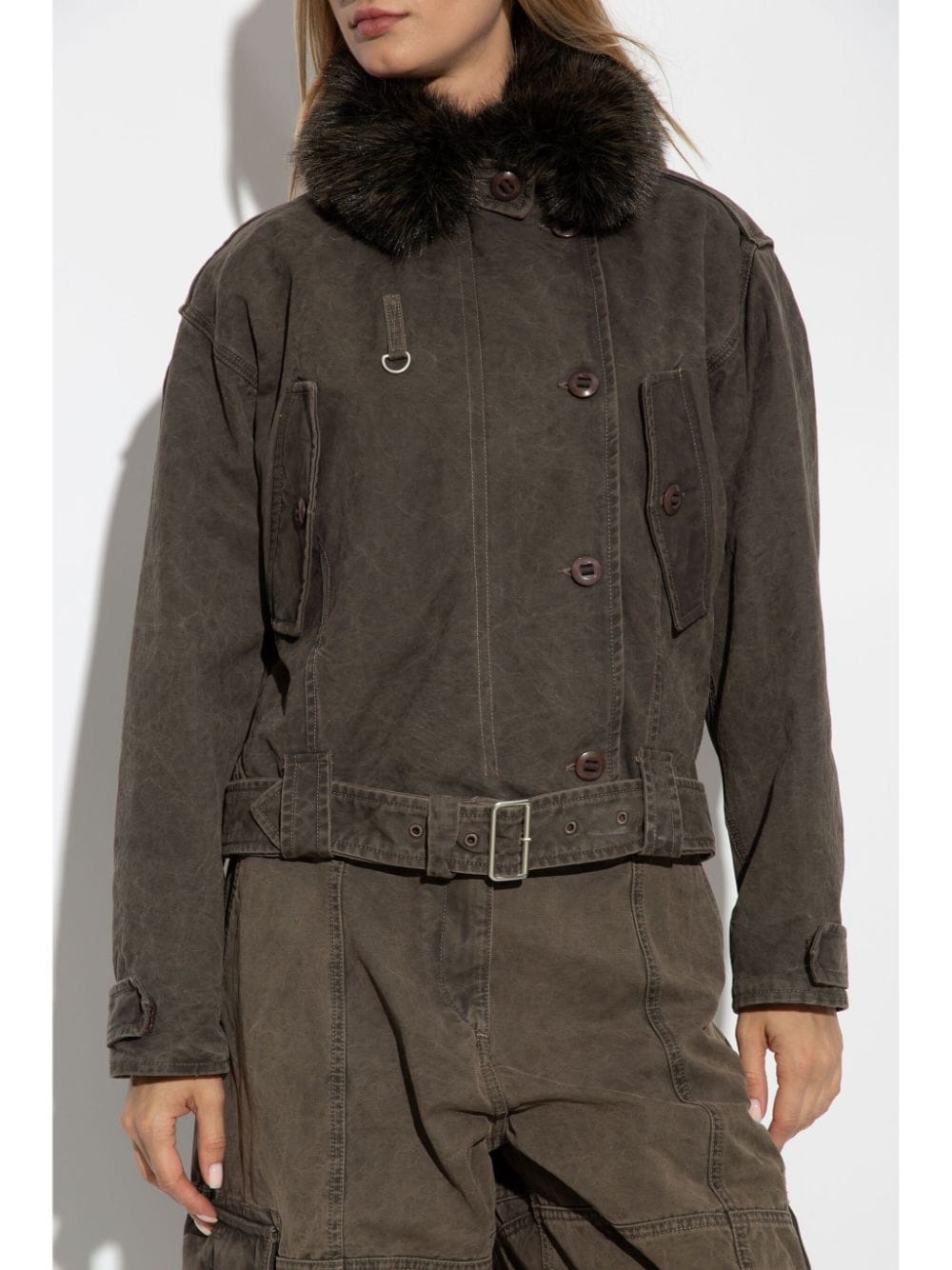 faux fur jacket - 3
