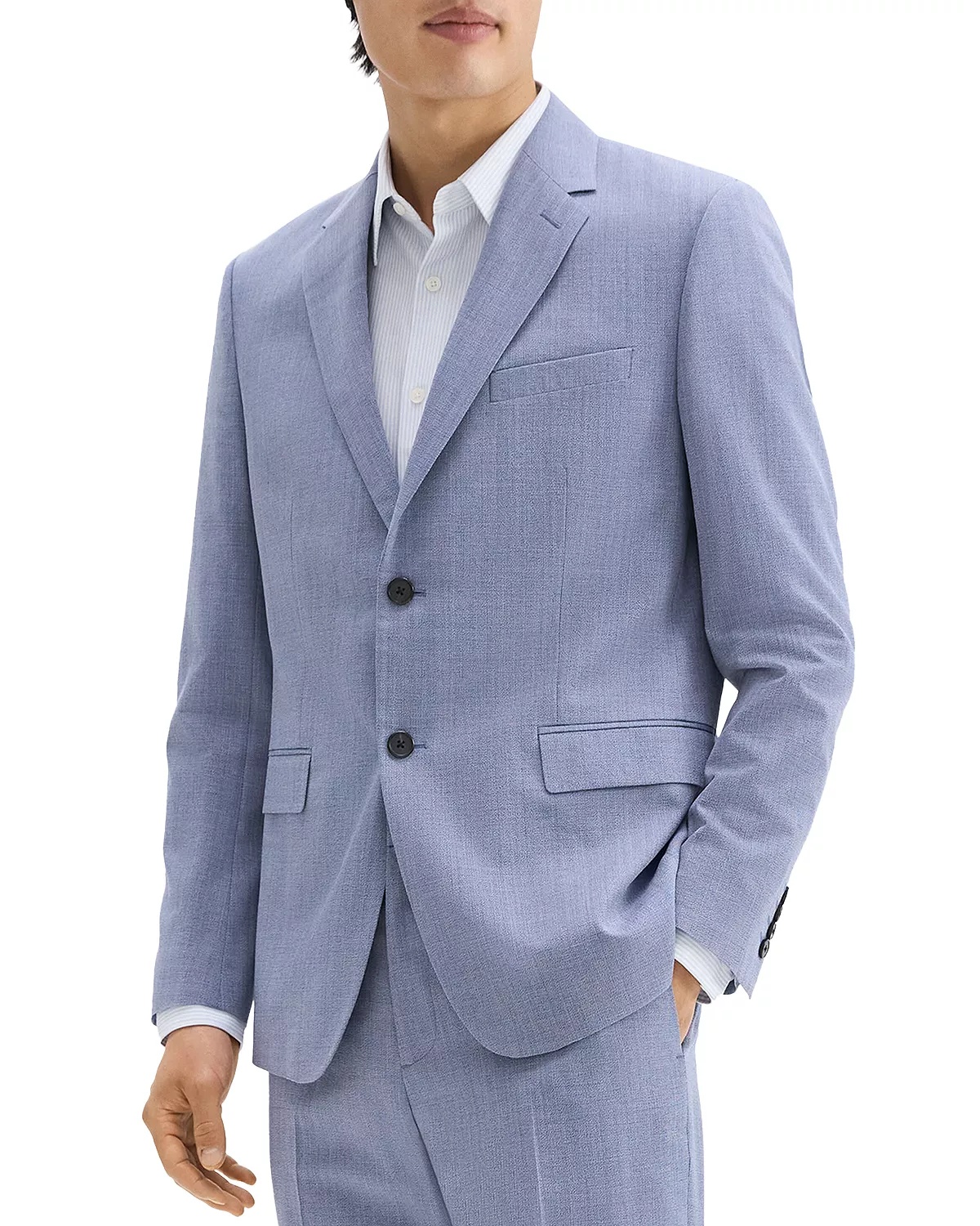 Chambers Mélange Solid Slim Fit Suit Jacket - 5