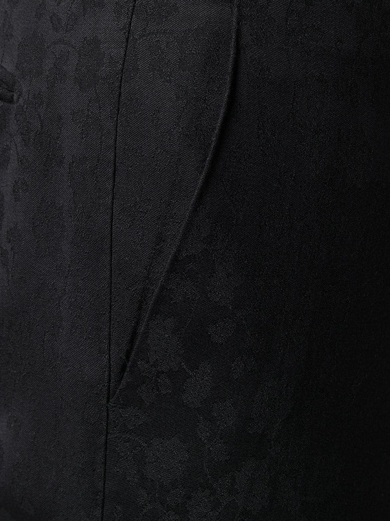 Martini-Fit floral jacquard suit 6
