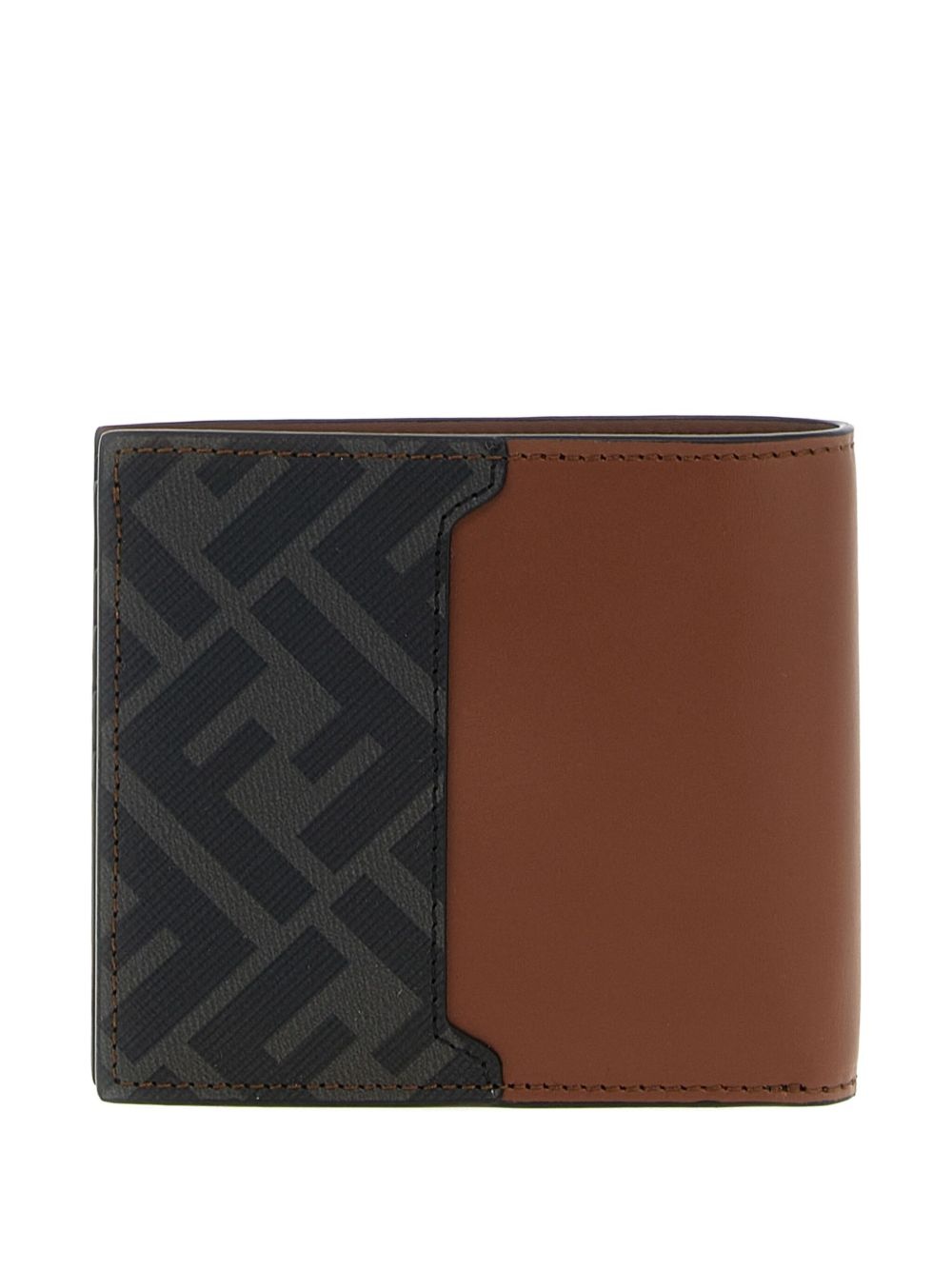 Squared FF leather wallet - 2